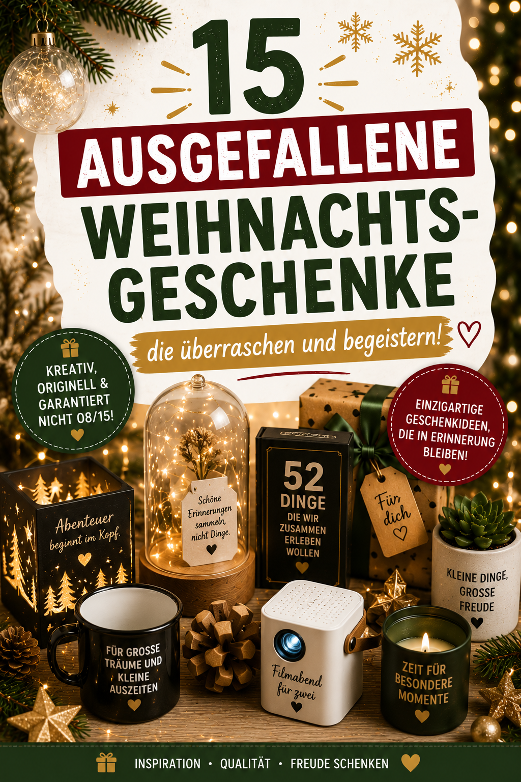 Weihnachtliche Geschenkideen